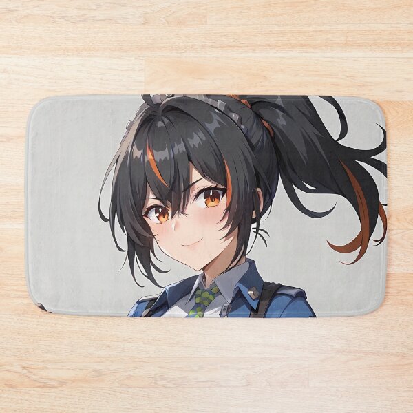Item preview, Zhu Yuan Smiling Pose Zenless Zone Zero Anime Girl designed and sold by thedarvills.