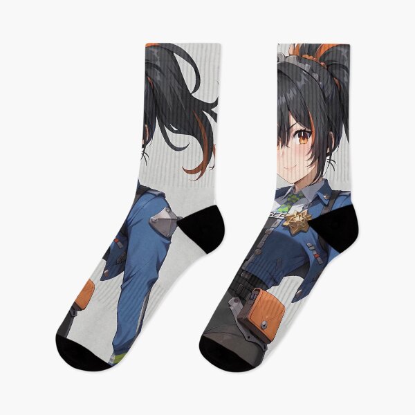 Item preview, Zhu Yuan Smiling Pose Zenless Zone Zero Anime Girl designed and sold by thedarvills.