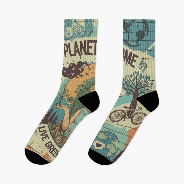 Item preview, Retro 70s Street Art Climate Action & Environment Statement Tee designed and sold by ilkami.