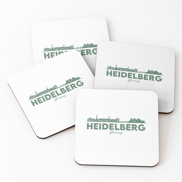 Item preview, Heidelberg Germany Skyline – Minimalist City Silhouette Design designed and sold by Aesthetic Atlas.