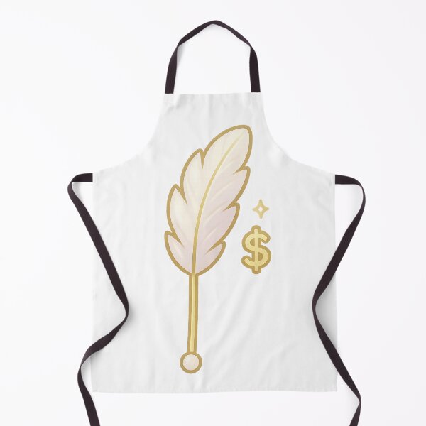 Item preview, Prosperity Feather Wand - Kawaii Wealth Wand Sticker | Angel Money Charm | Soft Girl Abundance Aesthetic designed and sold by HerDreamCodes.