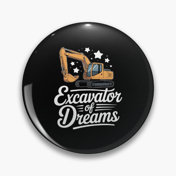 Item preview, Excavator of Dreams Heavy Equipment Operator designed and sold by KingsLife1994.