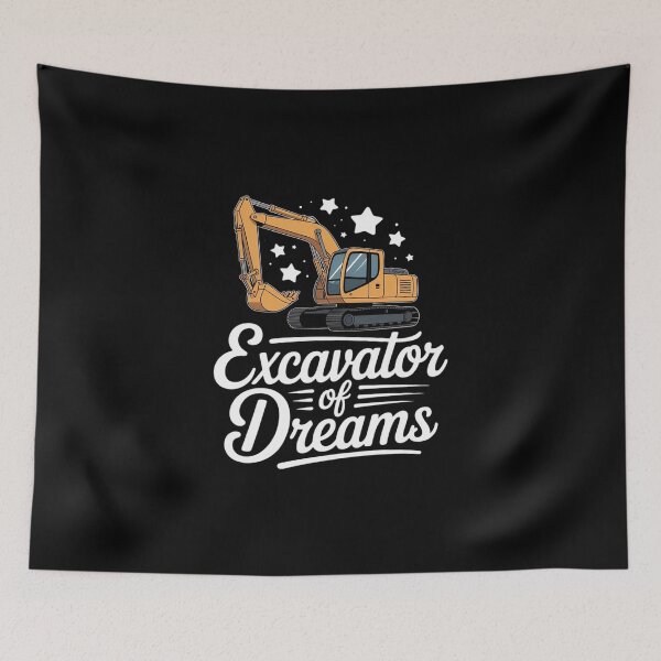 Item preview, Excavator of Dreams Heavy Equipment Operator designed and sold by KingsLife1994.