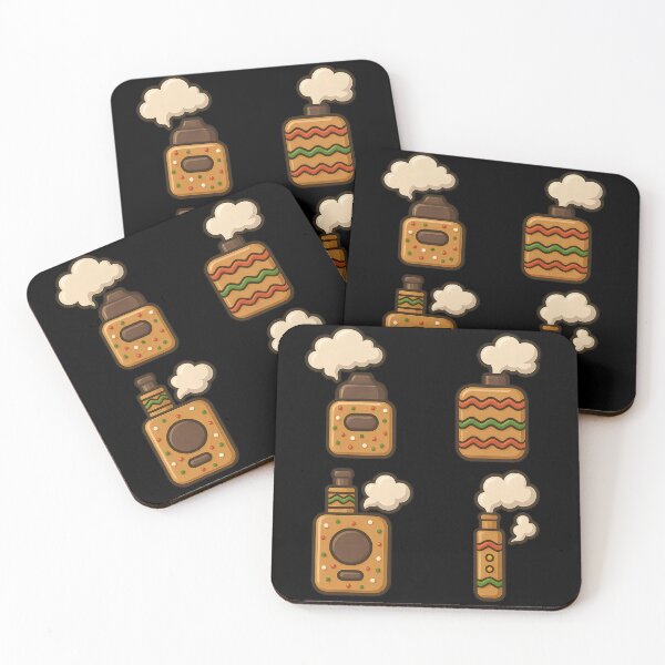 Item preview, Vape Cookies – Cute Christmas E-Cigarette Cookie Sticker Set designed and sold by House of Taste Vape Designs.