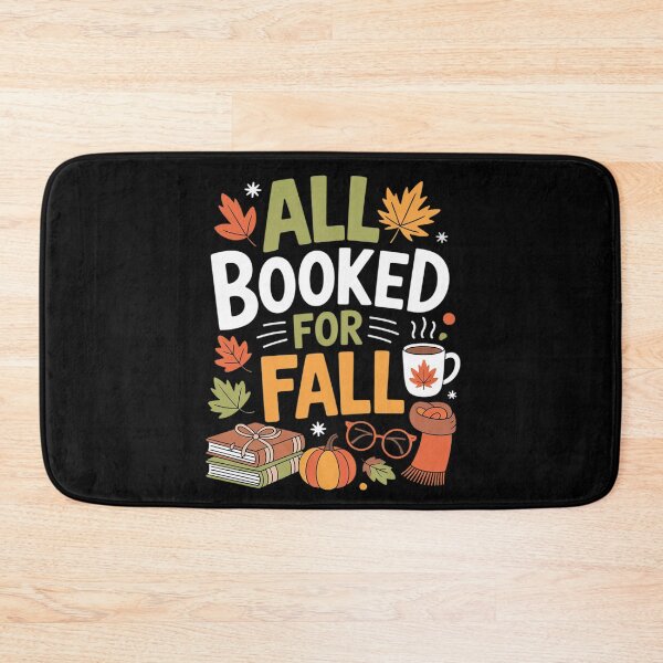 Item preview, All Booked for Fall Books Coffee Fall Leaves Pumpkins Autumn  designed and sold by HuValverdeArt.