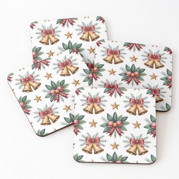 Item preview, Classic Christmas Pattern – Festive Red and Green Holiday Print designed and sold by XMasLovers.