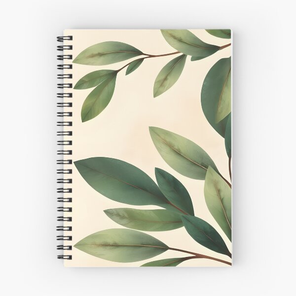 Item preview, Green Eucalyptus Watercolor Frame – Botanical Beige Background with Copy Space designed and sold by EmeraldeaArt.