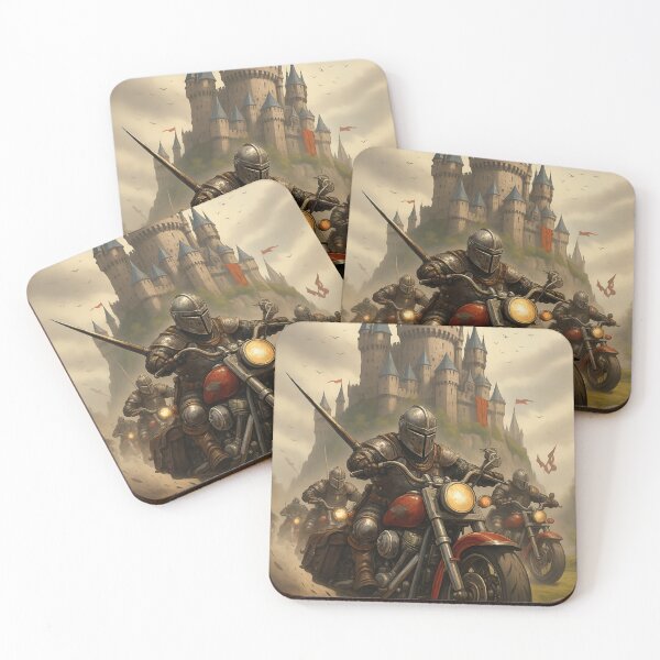 Item preview, Less Jousting, More Joyriding! Epic Knights on Motorcycles designed and sold by AleksKos.