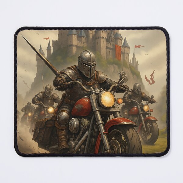 Item preview, Less Jousting, More Joyriding! Epic Knights on Motorcycles designed and sold by AleksKos.