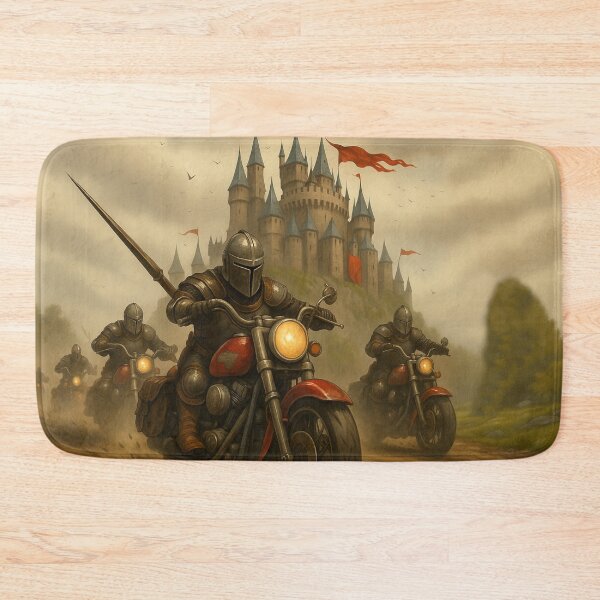 Item preview, Less Jousting, More Joyriding! Epic Knights on Motorcycles designed and sold by AleksKos.