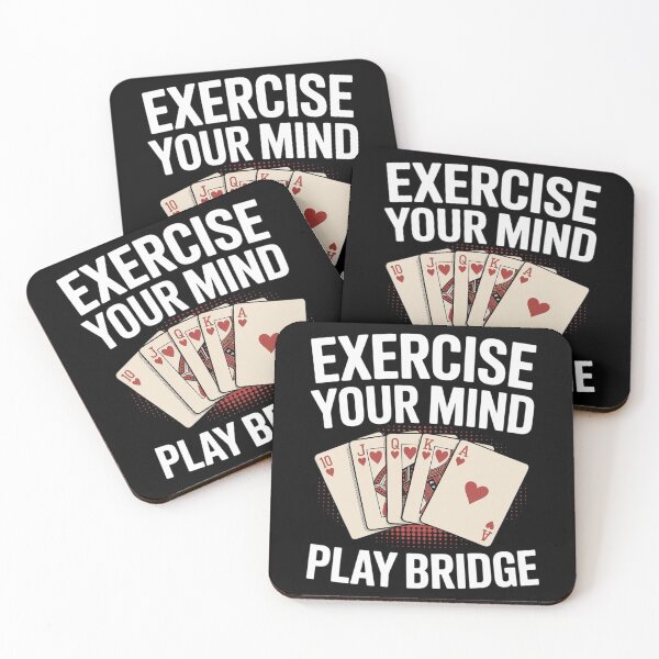 Item preview, Exercise Your Mind Play Bridge - Bridge Player Card Game designed and sold by KingsLife1994.