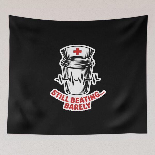 Item preview, Exhausted Nurse Night designed and sold by KingsLife1994.