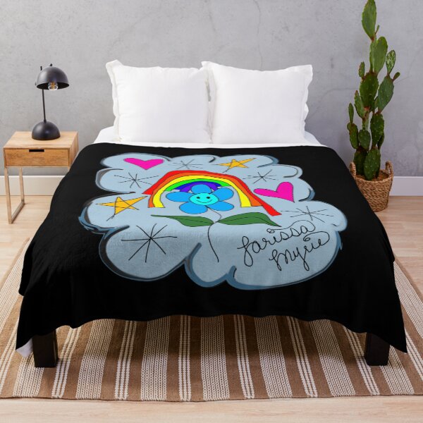 Item preview, Flower, Rainbow, Stars, Hearts, Drawing, Signed By Artist, Larissa Myrie designed and sold by larissa-myrie.