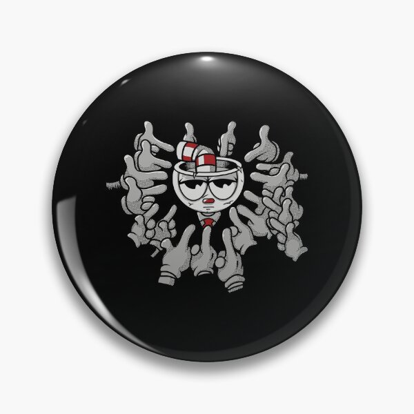 Item preview, Cuphead Ghost Outline Black White designed and sold by claireatuited.