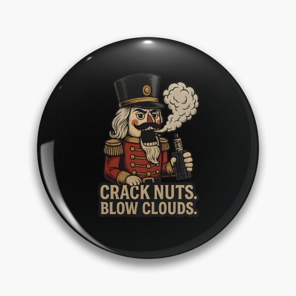 Item preview, Crack Nuts, Blow Clouds – Vape Nutcracker Christmas Design designed and sold by House of Taste Vape Designs.