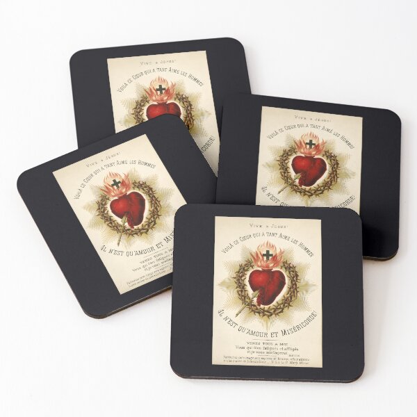 Item preview, Most Sacred Heart of Jesus — French Vintage Holy Card designed and sold by urlobabtt46.