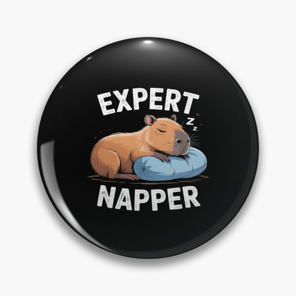 Item preview, Expert Napper Capybara Cute Sleeping Capybara Lover designed and sold by KingsLife1994.