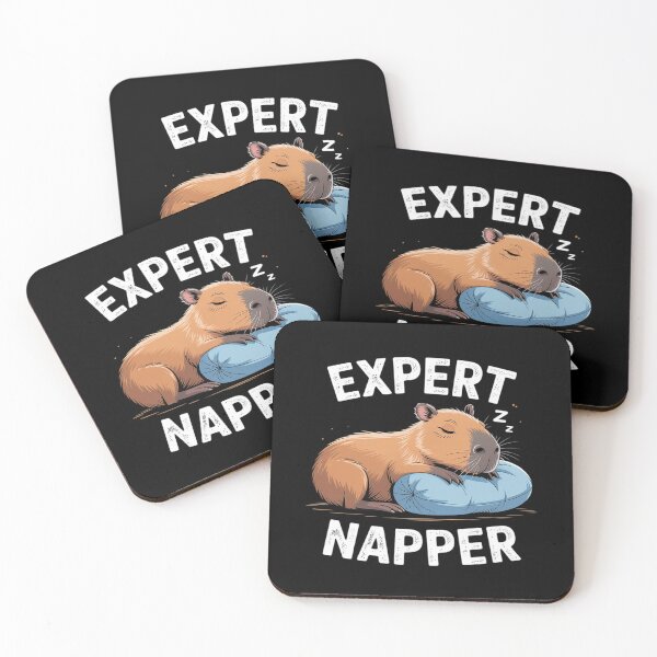 Item preview, Expert Napper Capybara Cute Sleeping Capybara Lover designed and sold by KingsLife1994.