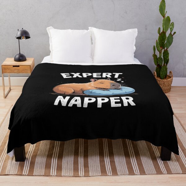Item preview, Expert Napper Capybara Cute Sleeping Capybara Lover designed and sold by KingsLife1994.