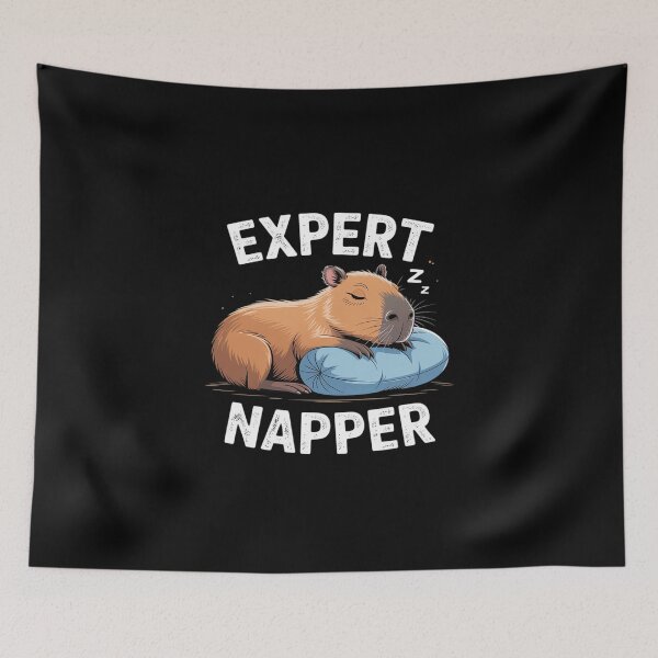 Item preview, Expert Napper Capybara Cute Sleeping Capybara Lover designed and sold by KingsLife1994.