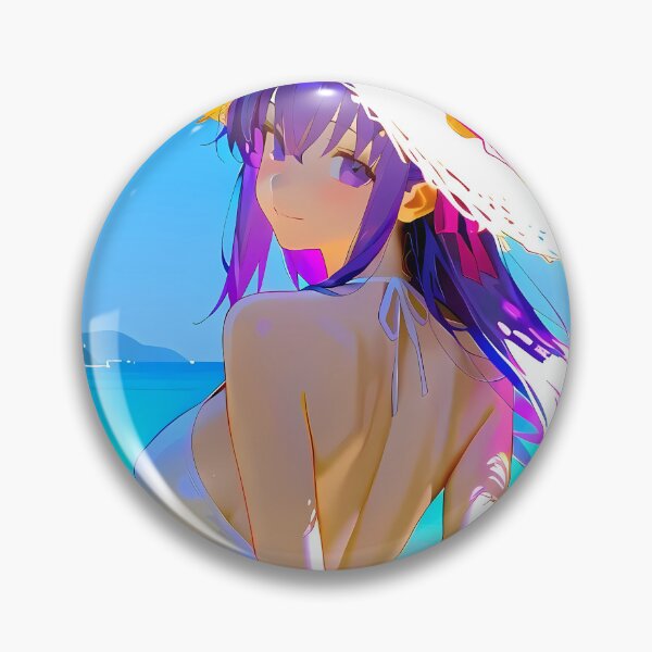 Item preview, Sakura Matou Fate Stay Night Anime Girl Seaside Glow Summer Charm designed and sold by thedarvills.