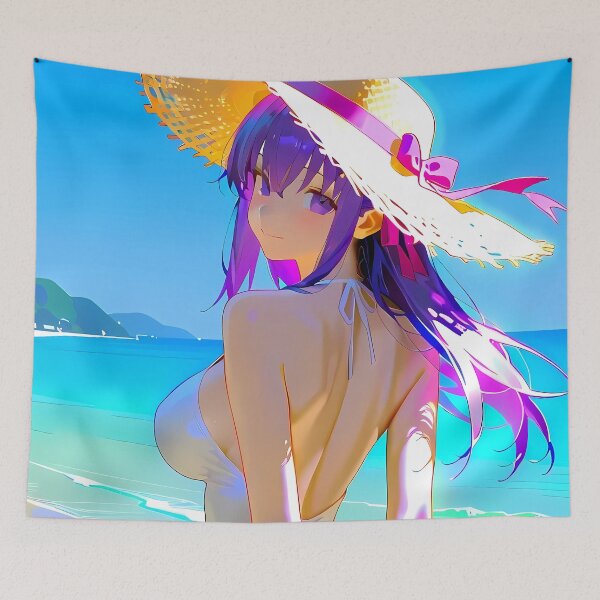 Item preview, Sakura Matou Fate Stay Night Anime Girl Seaside Glow Summer Charm designed and sold by thedarvills.