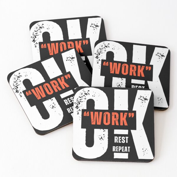 Item preview, Work,Rest , Repeat designed and sold by Wansmile.