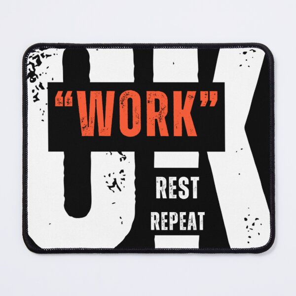 Item preview, Work,Rest , Repeat designed and sold by Wansmile.
