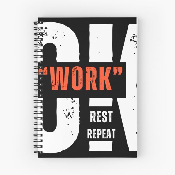 Item preview, Work,Rest , Repeat designed and sold by Wansmile.