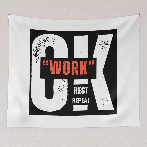 Item preview, Work,Rest , Repeat designed and sold by Ladda Co..