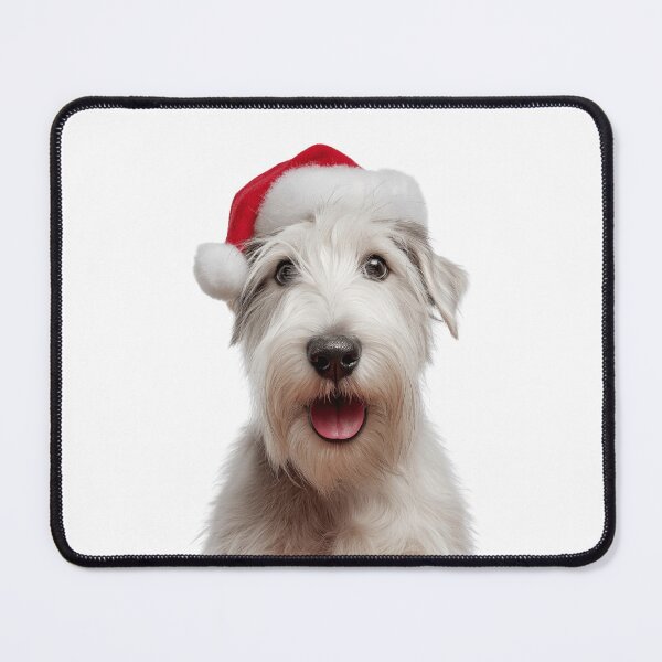 Item preview, Cute Sealyham Terrier Christmas Art — Sealyham Terrier Wearing Santa Hat designed and sold by LazyOwlStore.