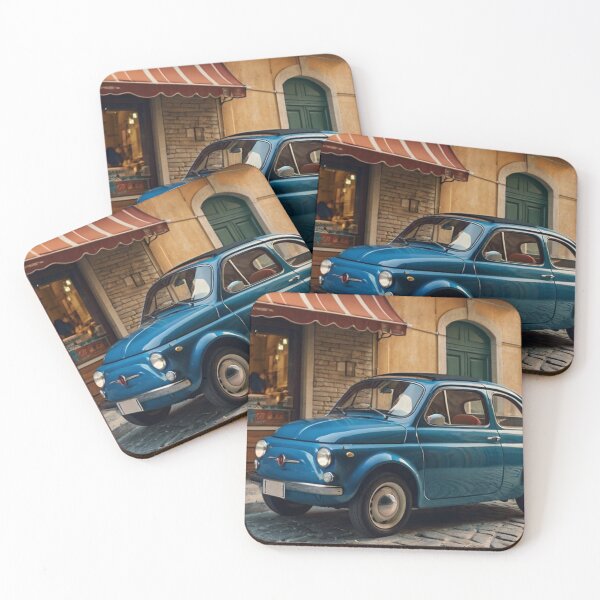 Item preview, Blue Breeze, Retro Fiat 500 in  the Heart of Italy designed and sold by BlareBlare.