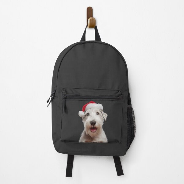 Item preview, Cute Sealyham Terrier Christmas Art — Sealyham Terrier Wearing Santa Hat designed and sold by LazyOwlStore.