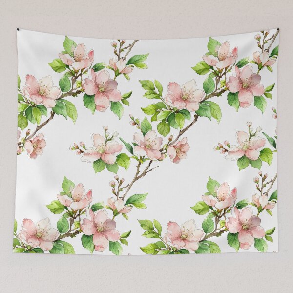 Item preview, Watercolor Pink Blossom Branches designed and sold by CoolPixels.