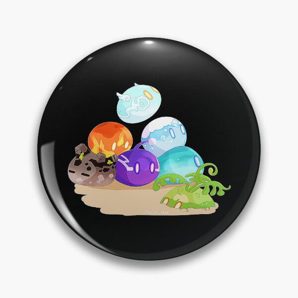 Item preview, Genshin Slimes designed and sold by arvingayen.