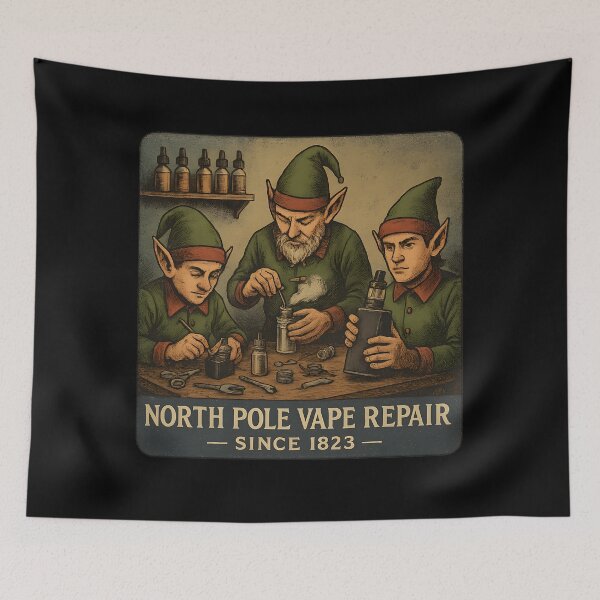 Item preview, North Pole Vape Repair – Eleven Drip Tip Service Since 1823 designed and sold by House of Taste Vape Designs.
