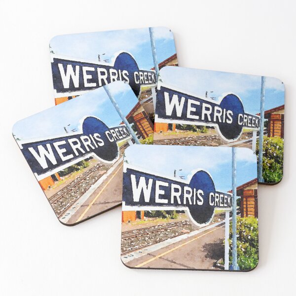 Item preview, Werris Creek Sign Art Print designed and sold by LightSplashes.