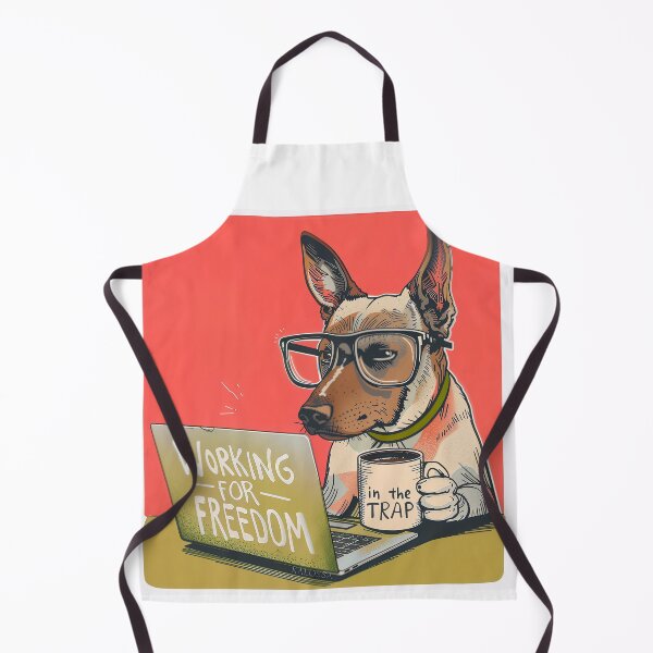 Item preview, OFFICE-DOG-WORKING-FOR-FREEDOM designed and sold by Kalossa-JR.