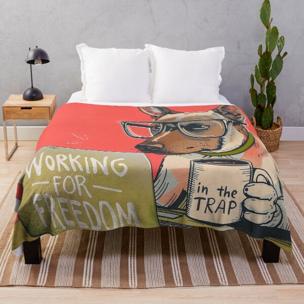 Item preview, OFFICE-DOG-WORKING-FOR-FREEDOM designed and sold by Kalossa-JR.