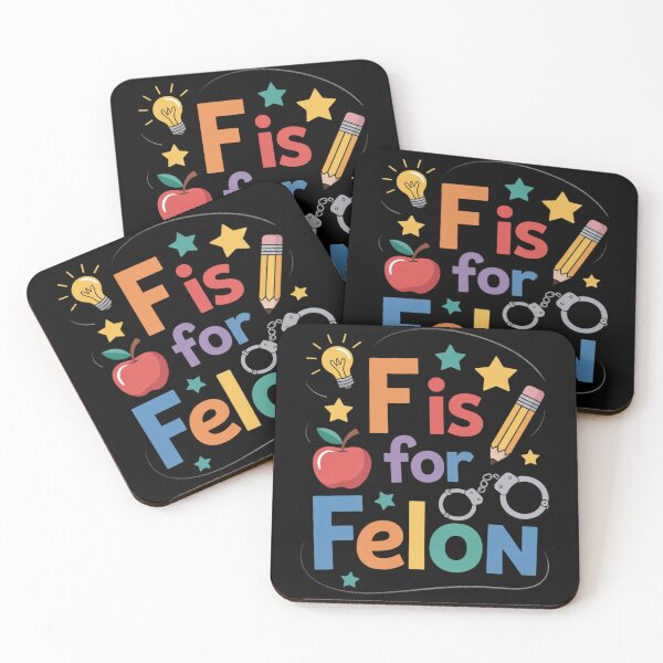 Item preview, F is for Felon Funny Anti-Trump Conviction designed and sold by KingsLife1994.