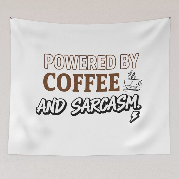 Item preview, Coffee and Sarcasm designed and sold by AlphaPrint2410.