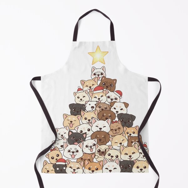 Item preview, Dog Lover's Christmas: Manga Canine Tree with Star Topper Christmastree designed and sold by ilkami.