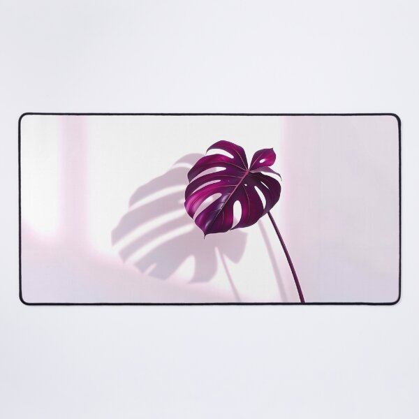 Item preview, Dark Purple Palm Leaf with Shadow – Botanical Silhouette designed and sold by EmeraldeaArt.