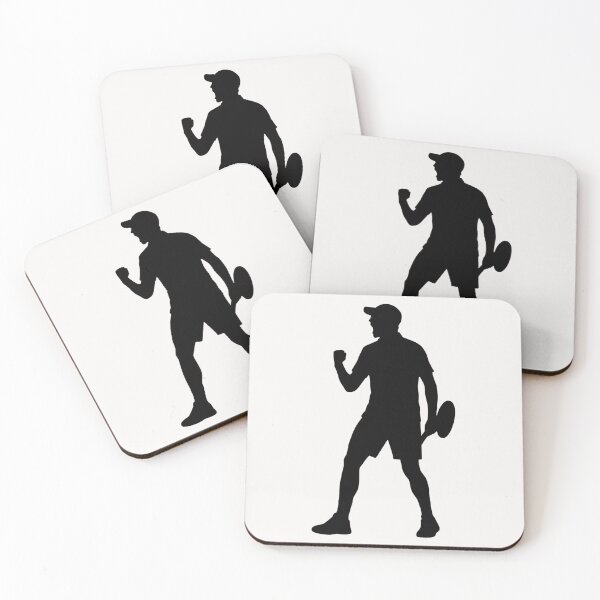 Item preview, Epic Tennis Player Celebration Silhouette Art designed and sold by teespedia.