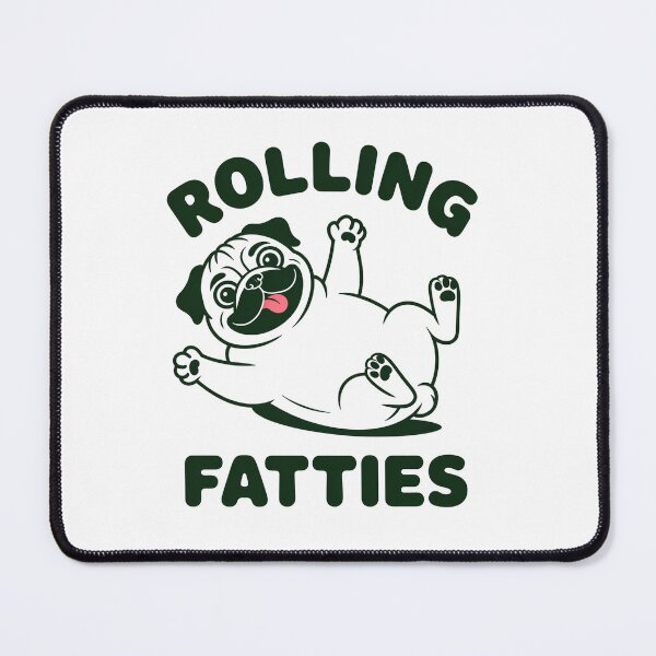 Item preview, Pug Rolling Fatties Dog  designed and sold by AnixieArtFun.
