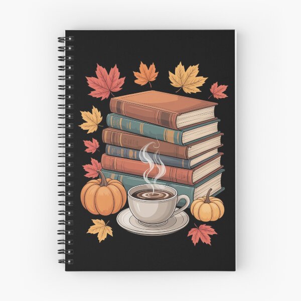 Item preview, Books Tea Lovers Fall Autumn Leaves and Pumpkins  designed and sold by GGrizeldaRivas.