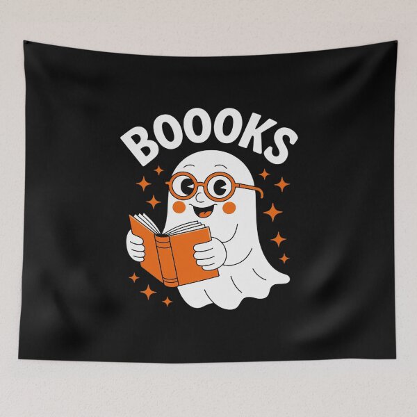 Item preview, Booooks Ghost Halloween Teacher Book Library Reading  designed and sold by GGrizeldaRivas.