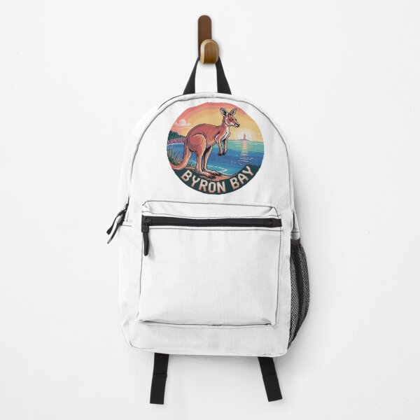 Item preview, Byron Bay Red Kangaroo Sunset – Retro Pixel Coastal Art designed and sold by CircinusStore.