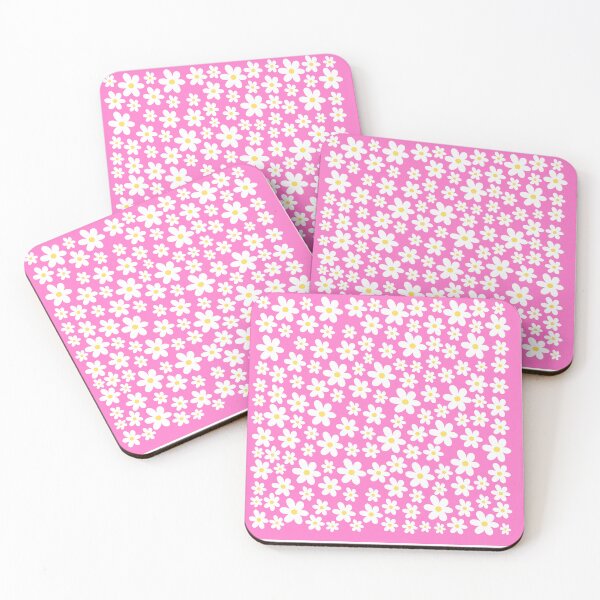 Item preview, Songs of flowers on a pink canvas  designed and sold by MayaMaliStudio.