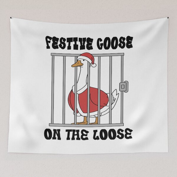 Item preview, Quote On Goose Xmas Loose Festive Goose Funny The Silly designed and sold by Rackaam777Art.